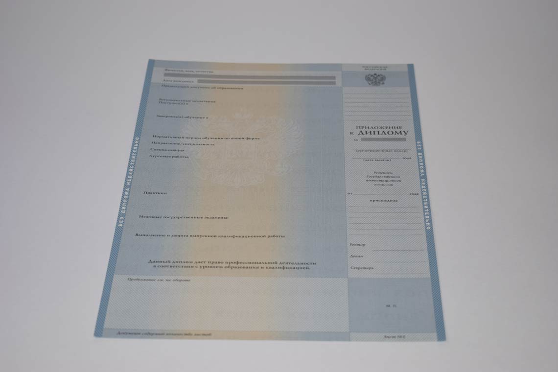 Диплом Магистра с 2003-2008 в Барнауле приложение